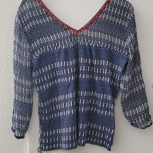 Lucky Brand Front snd Back V neckline